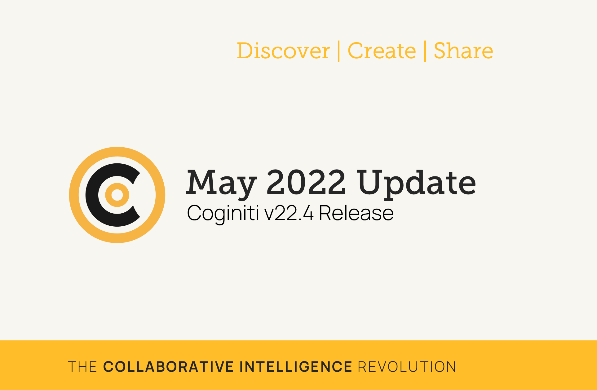 Coginiti May 2022 Update Announcement