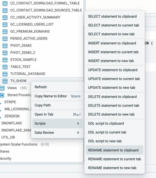 How To Rename A Table In Sql Coginiti