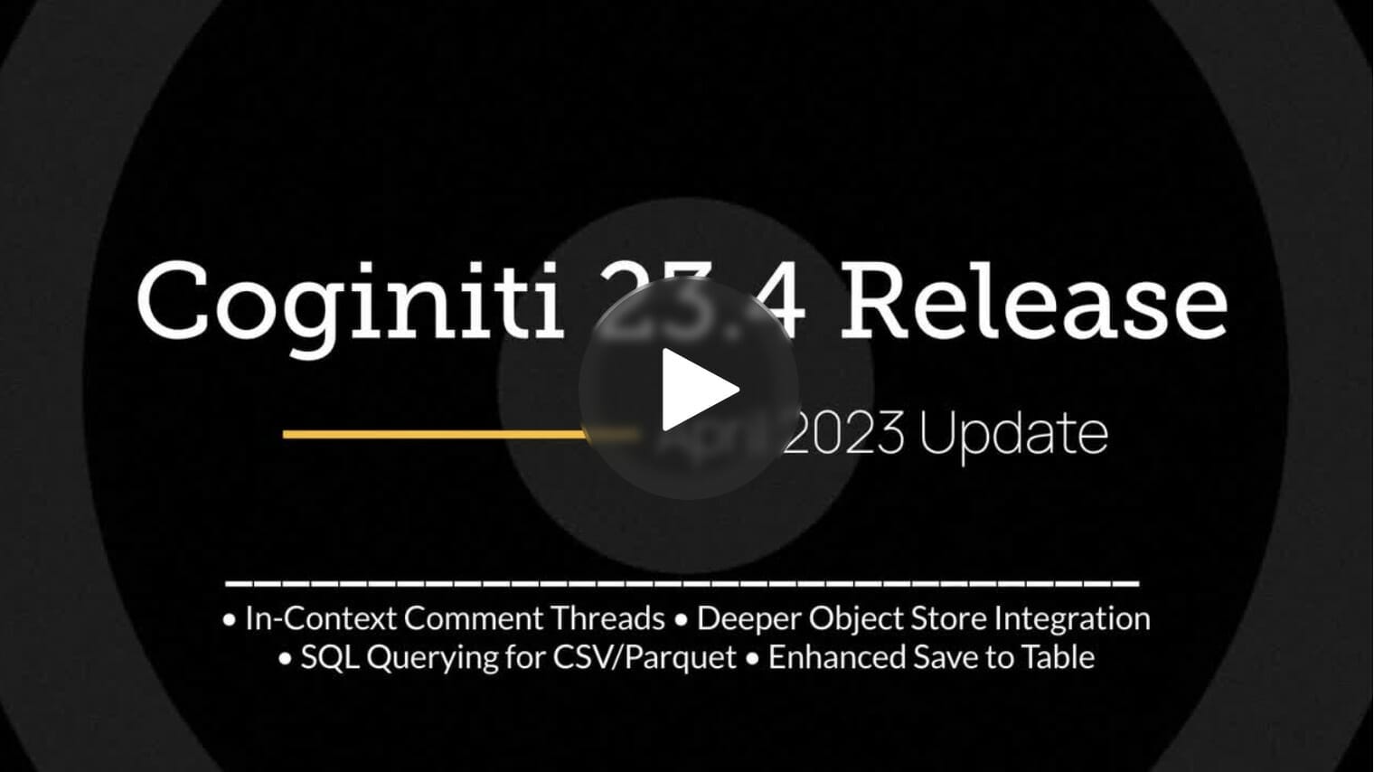 Coginiti 23.4 Release Overview